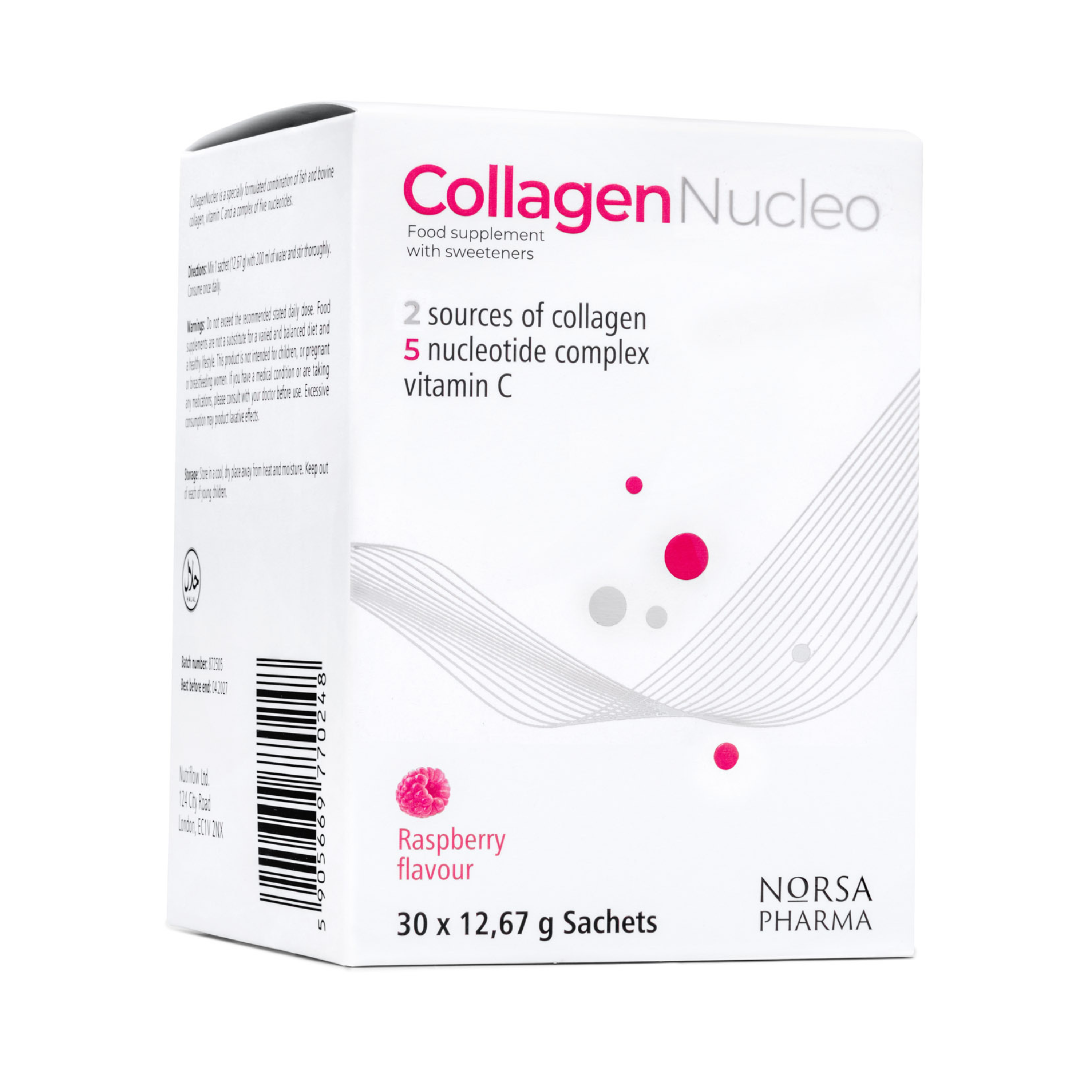 Collagen Nucleo | 30 Sachets | Raspberry Flavour