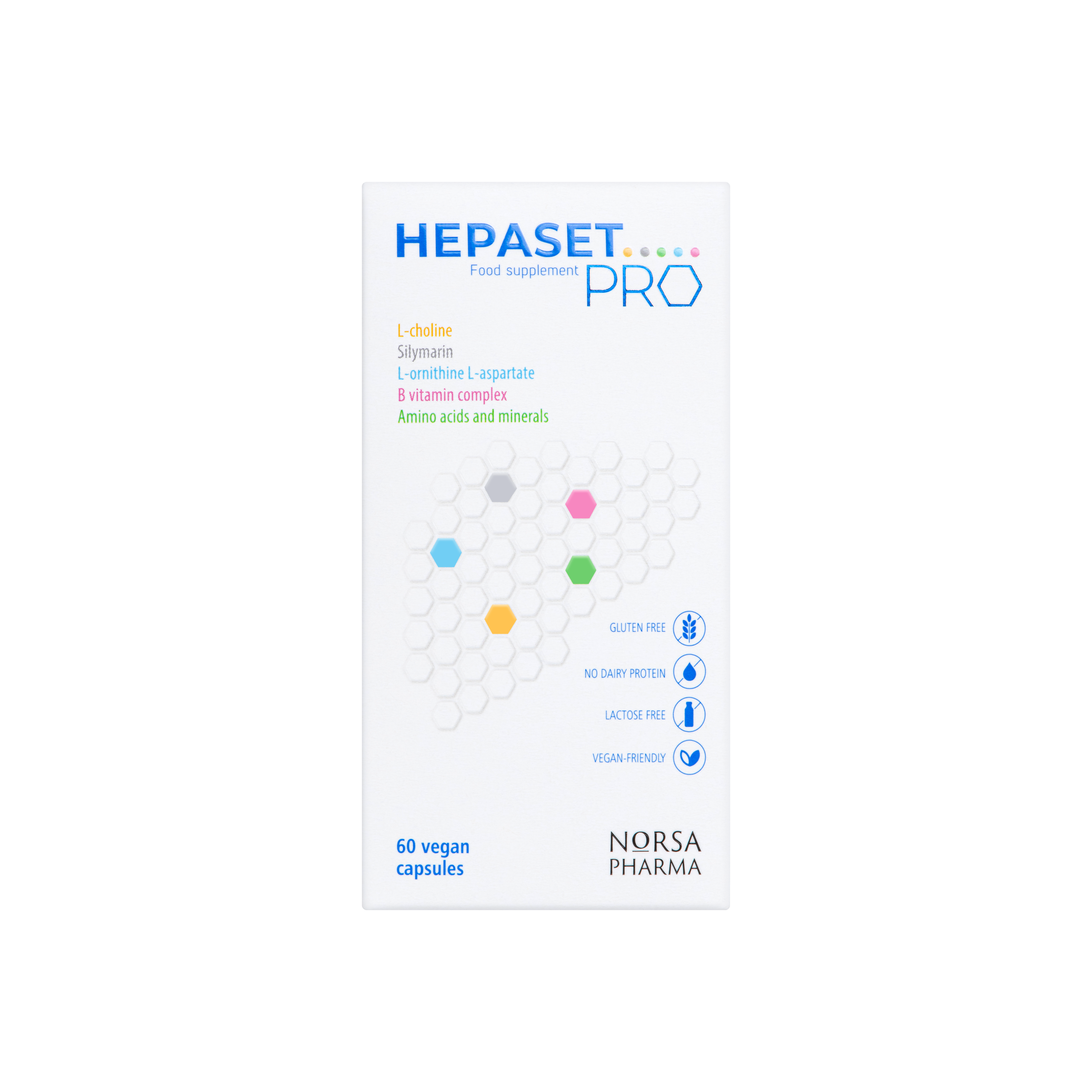 Hepaset PRO | 14 Nutrients | Supports Energy- Yielding Metabolism | Contributes to Normal Liver Function | 60 Vegan Capsules