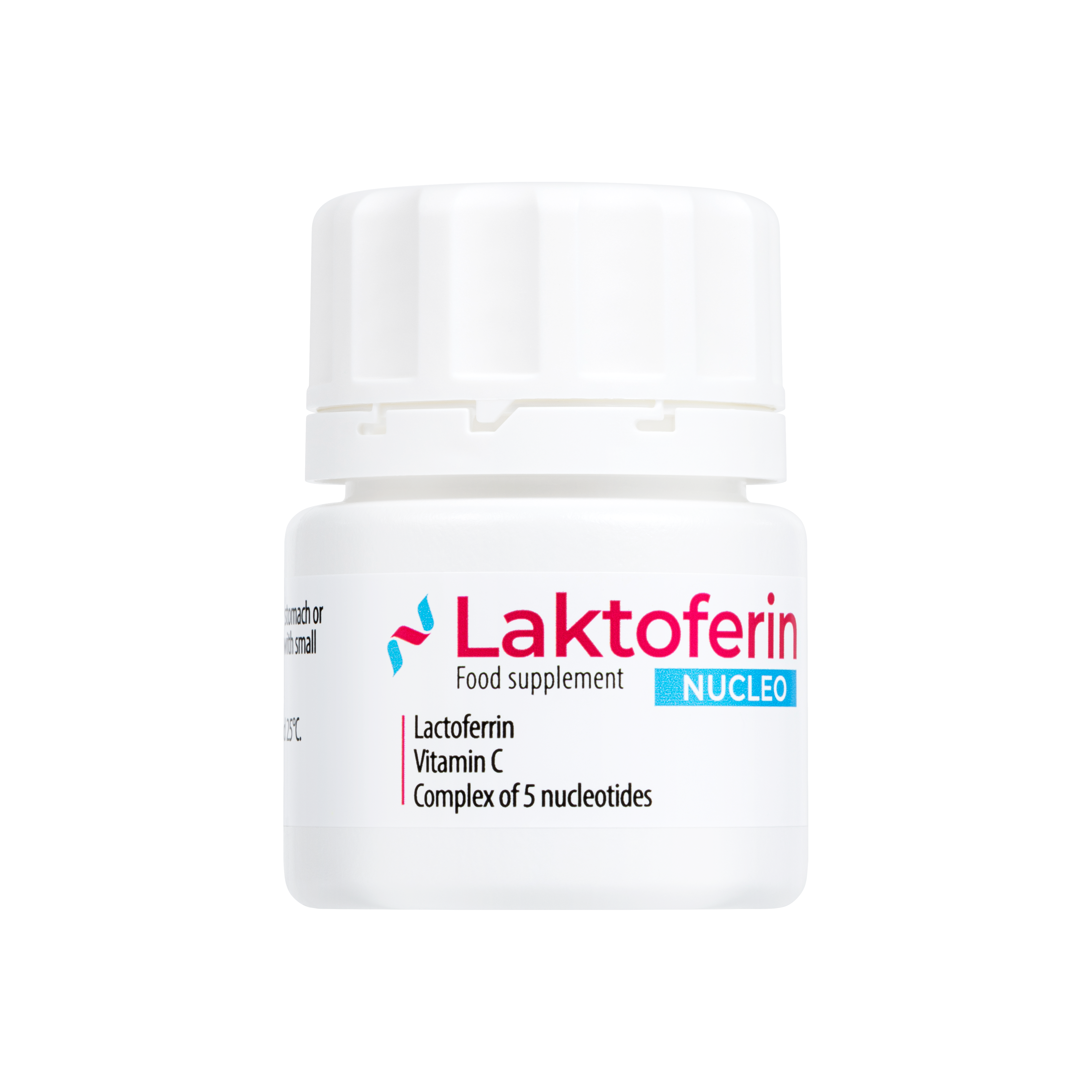 Laktoferin NUCLEO | Lactoferrin + Dietary Nucleotides with Vitamin C | Immune & Iron Absorption Support | 30 Capsules