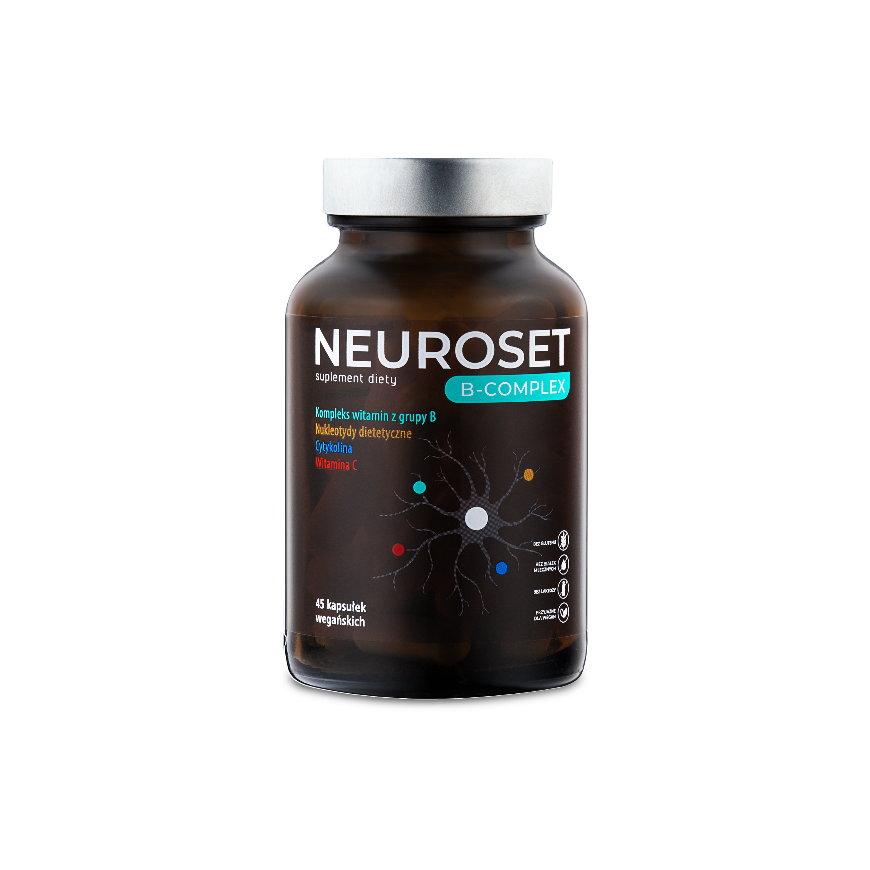 NEUROSET supplement bottle on a white background