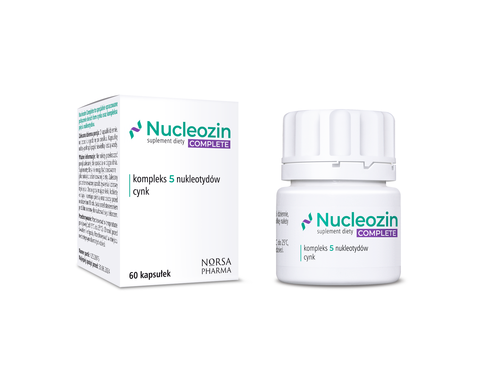 Nucleozin Complete | 60 capsules
